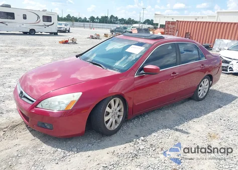 2007 Honda Accord 3.0 Ex z USA, uszkodzony, nr VIN 1HGCM66567A044484